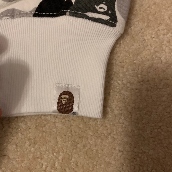 Bape A Bathing Ape Ink ABC Shark Hoodie - Picture 7 of 8
